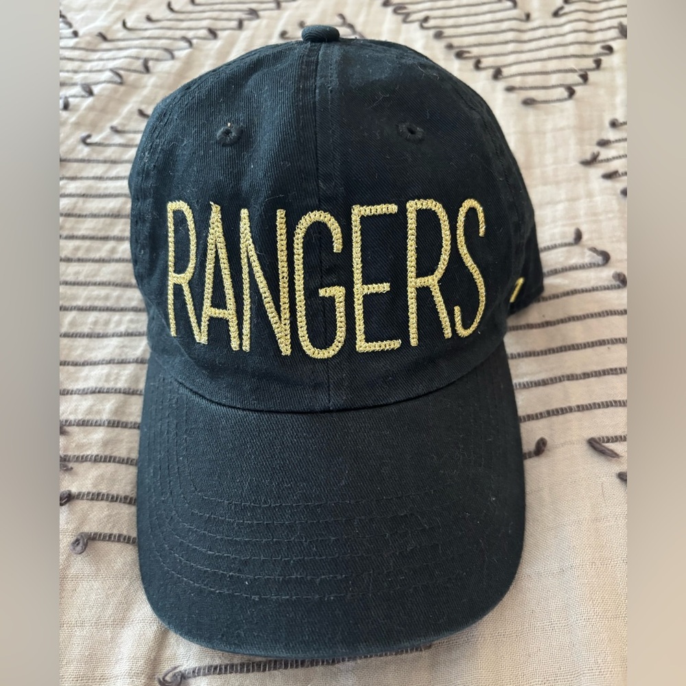 47 Brand Black and Gold Rangers Cap